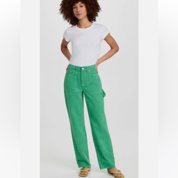 Good American Good '90s Jeans in Green - Picture 1 of 7